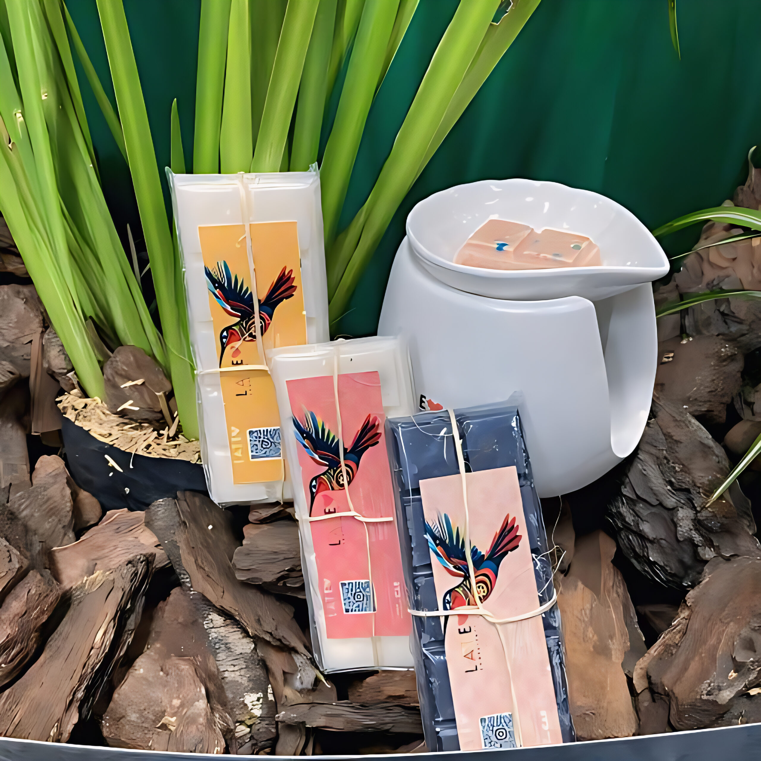 Aromatizadores Naturales - Wax Mealts + pebetero - Imagen 4